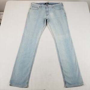 Paige Federal Jeans Mens 36 Blue Littleston Transcend Slim Straight Light Wash